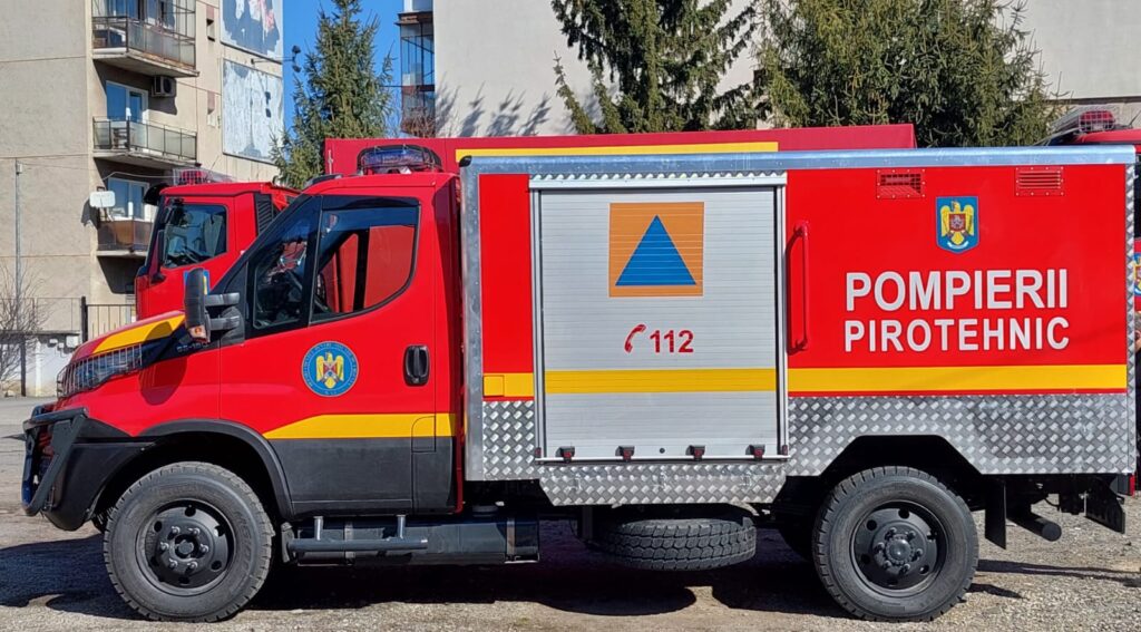 ISU Sibiu are în dotare o nouă autospecială pirotehnică