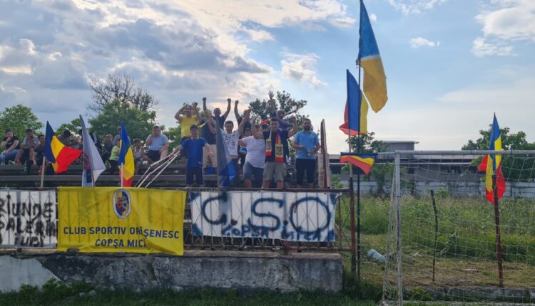Darius, cel mai mic suporter al CSO Copșa Mică: Susțin echipa noastră!