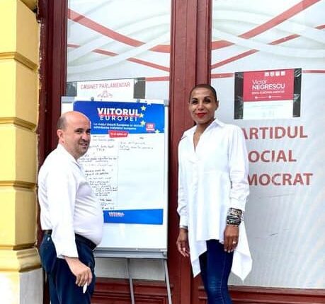 FOTO Organizația Municipală PSD Sibiu s-a alăturat acțiunii „Viitorul Europei”, eveniment inițiat de de europarlamentarul Victor Negrescu
