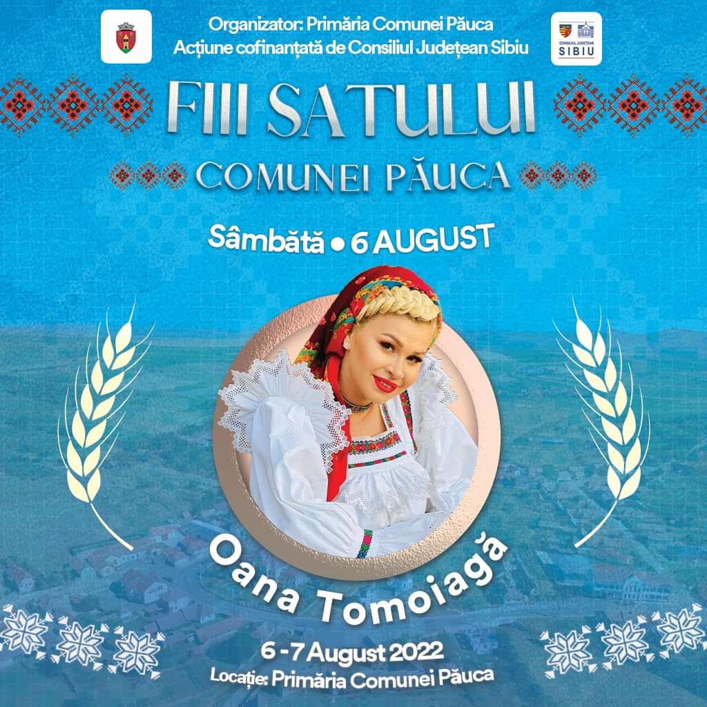 chapter distort write a letter Oana Tomoiaga va încânta audiența Festivalului "Fii satului comunei Păuca"