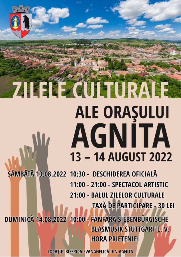În premieră, autoritățile organizează Zilele Culturale ale Agnitei