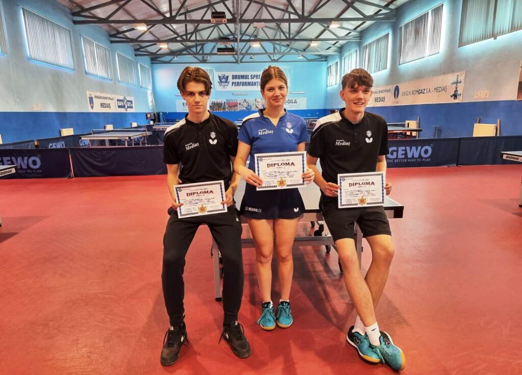 Mădălina Moga este în acest moment jucătoarea cea mai experimentată a Clubului Sportiv Municipal Mediaș la tenis de masă