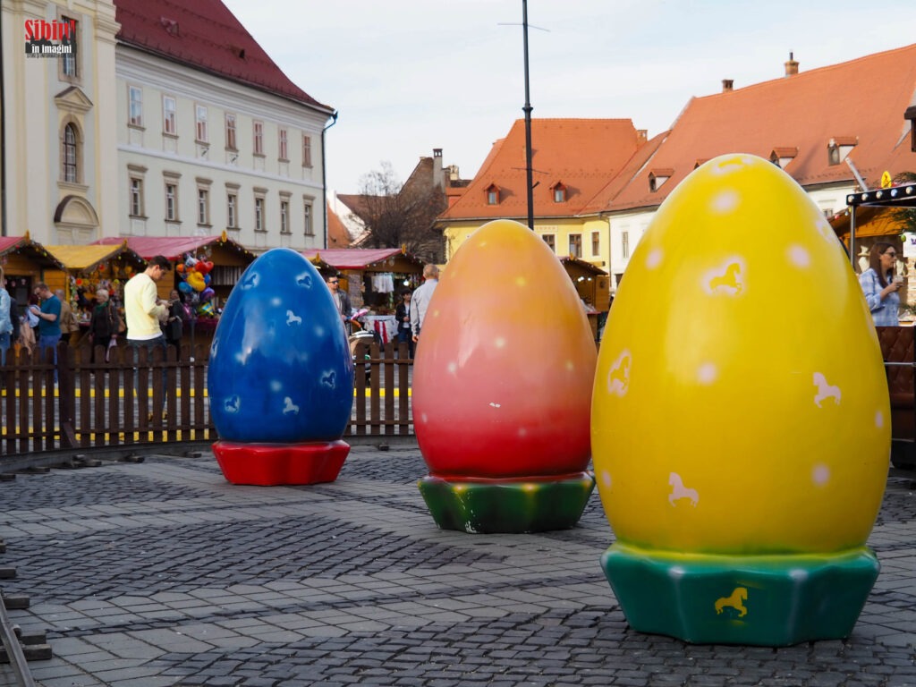 Vânătoare de ouă la ediția din acest an a Târgul de Paști din Sibiu