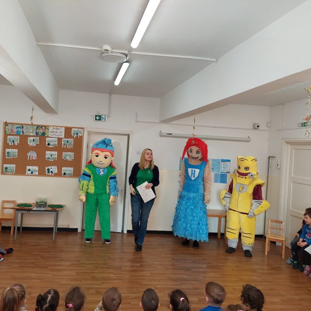 Ziua Mondială a Apei, sărbătorită de voluntarii ADI Eco Sibiu cu preșcolarii de la Grădinița cu PP nr 15, Sibiu