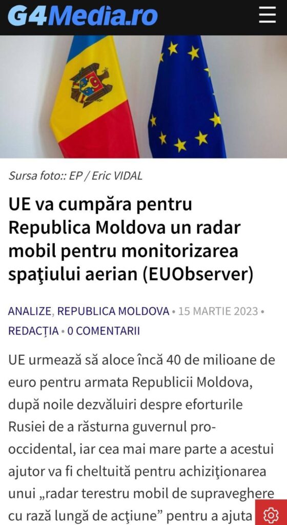 Constantin Șovăială: Mă bucură faptul că Uniunea Europeană și SUA au înțeles pericolul în care se află frații noștri din Moldova