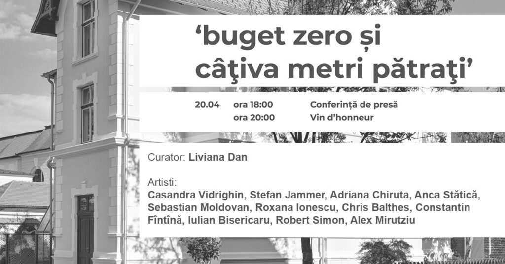 11 artiști sibieni prezintă ”buget zero și câțiva metri pătrați” - expoziție, discuții și ateliere