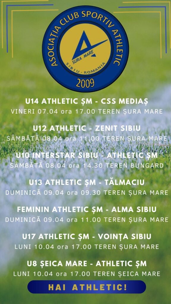 Vremea urâtă din ultimele zile a anulat mai multe meciuri ale juniorilor ACS Athletic Șura Mare