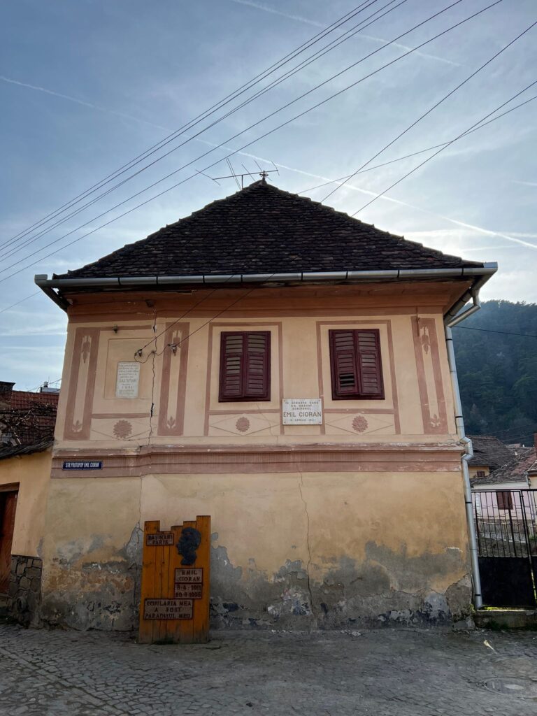 Casa lui Emil Cioran nu se poate vizita