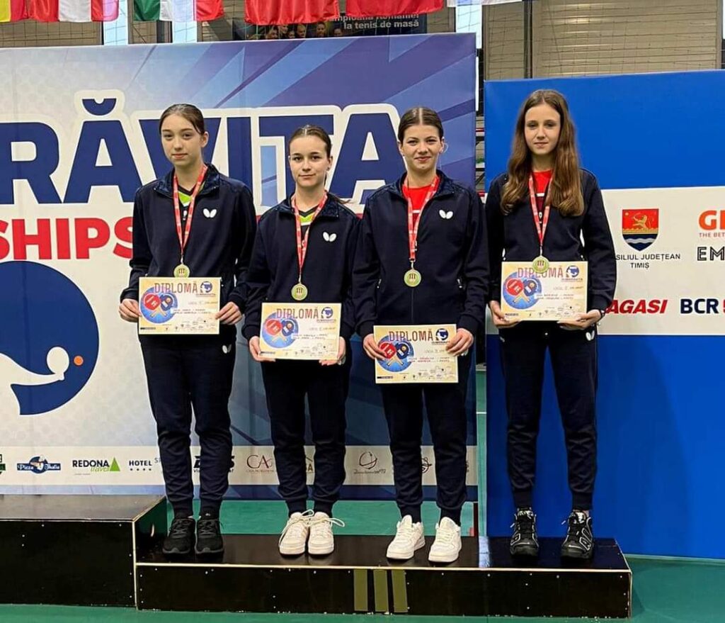 Argint și bronz pentru axentistele de la tenis de masă