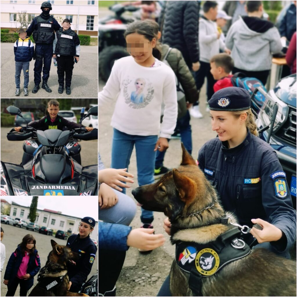 Școala Altfel alături de jandarmii sibieni