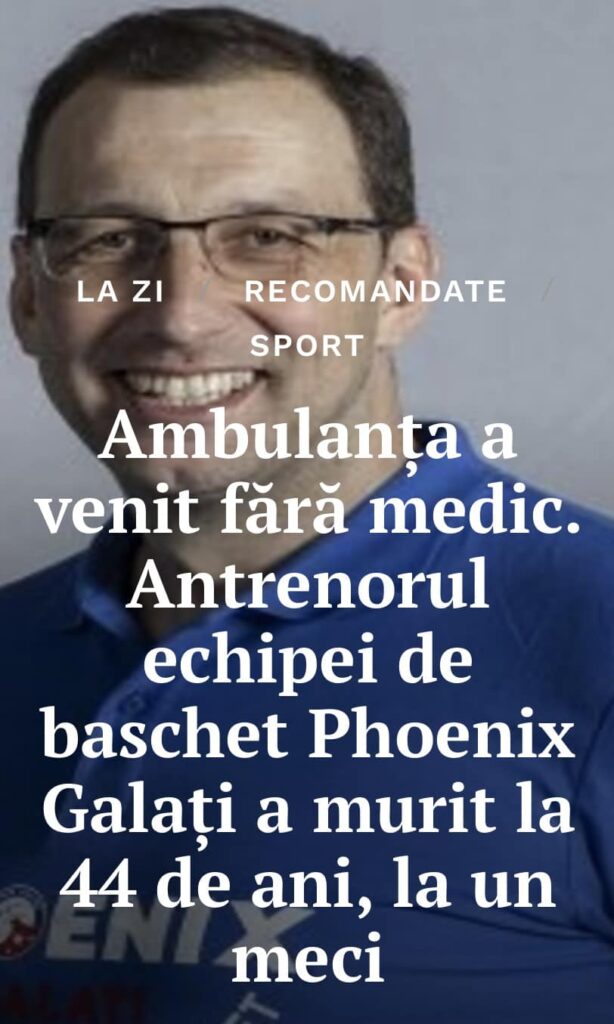 Senatorul sibian, Claudiu Mureșan, după tragedia de la Focșani. “Dați-ne medic și ambulanța de tip C în nord”