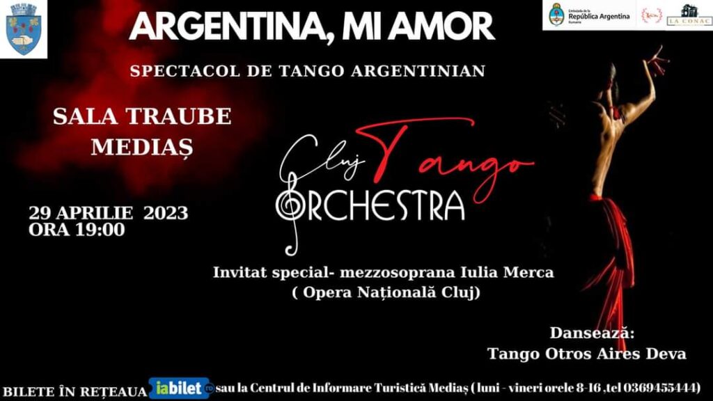 Spectacol de tango argentinian pe scena Sălii Traube