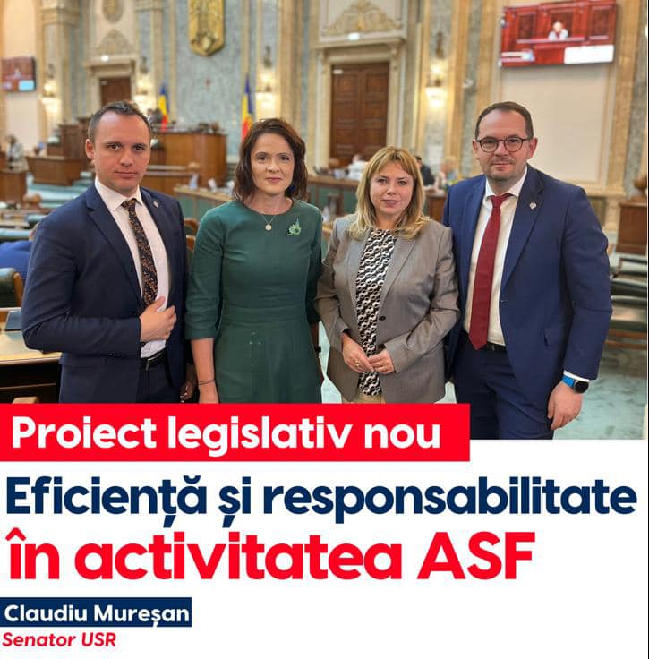 Proiect legislativ nou | Claudiu Mureșan: „Haosul de pe piața asigurărilor trebuie să ia sfârșit. ASF trebuie să-și facă treaba.”