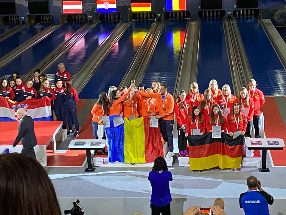 Echipa feminină de popice a României a obținut medalia de bronz la Campionatul Mondial de Popice 2023 din Croația