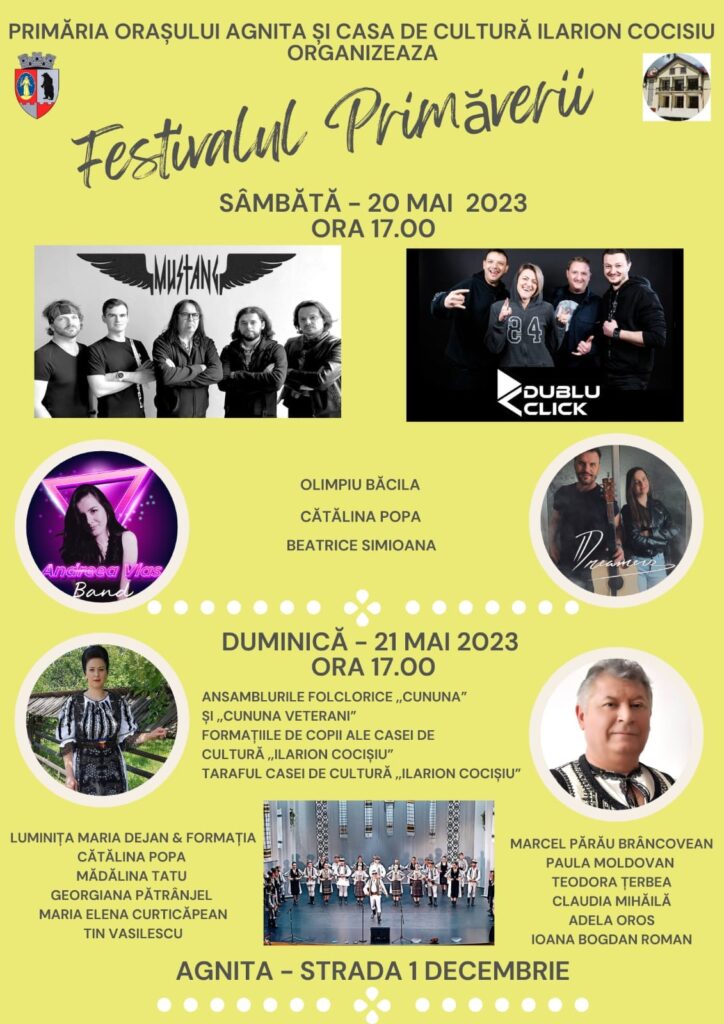 ”Festivalul Primăverii”- Toți cei care doresc să se bucure de atmosfera de sărbătoare sunt bineveniți