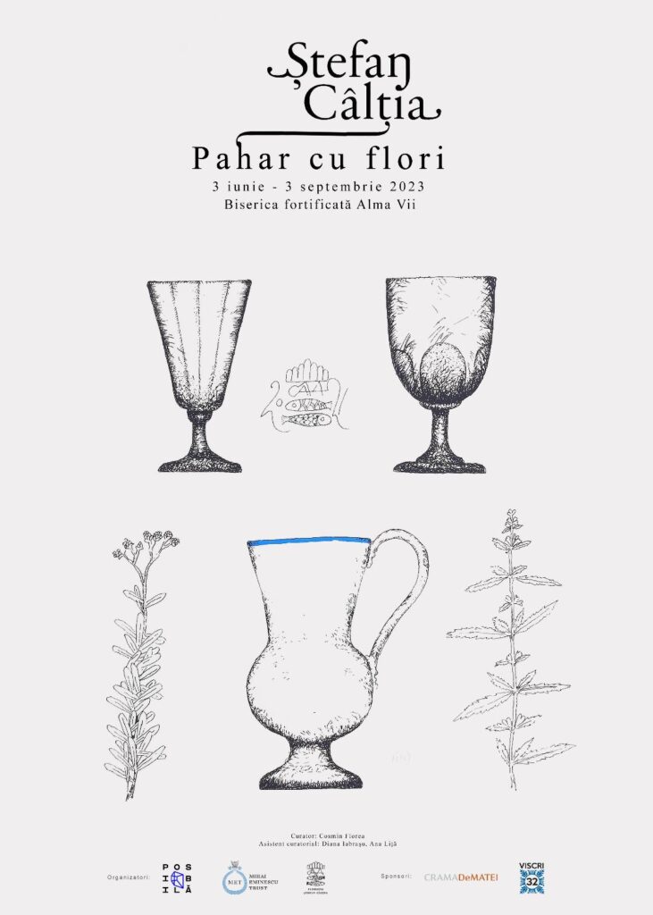 Glăjăria în Transilvania şi expoziția “Pahar cu flori” a lui Ştefan Câlţia în biserica fortificată Alma Vii