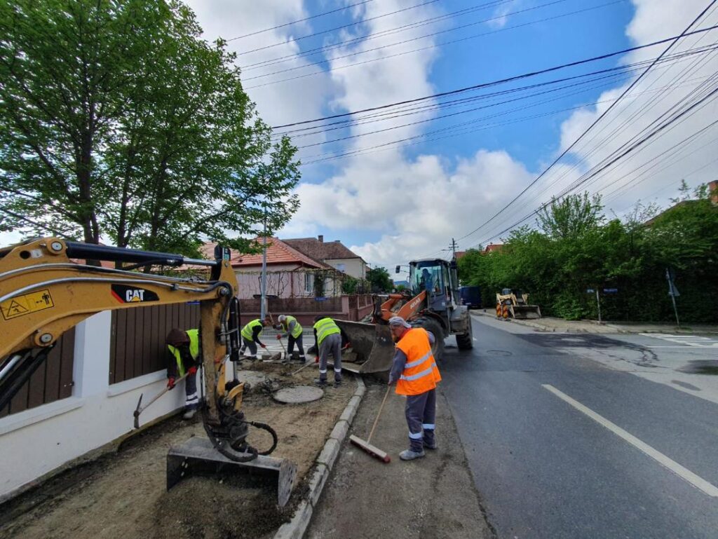Sibiu - Reparații ample, finalizate pe trei străzi. Lucrările continuă pe noi străzi