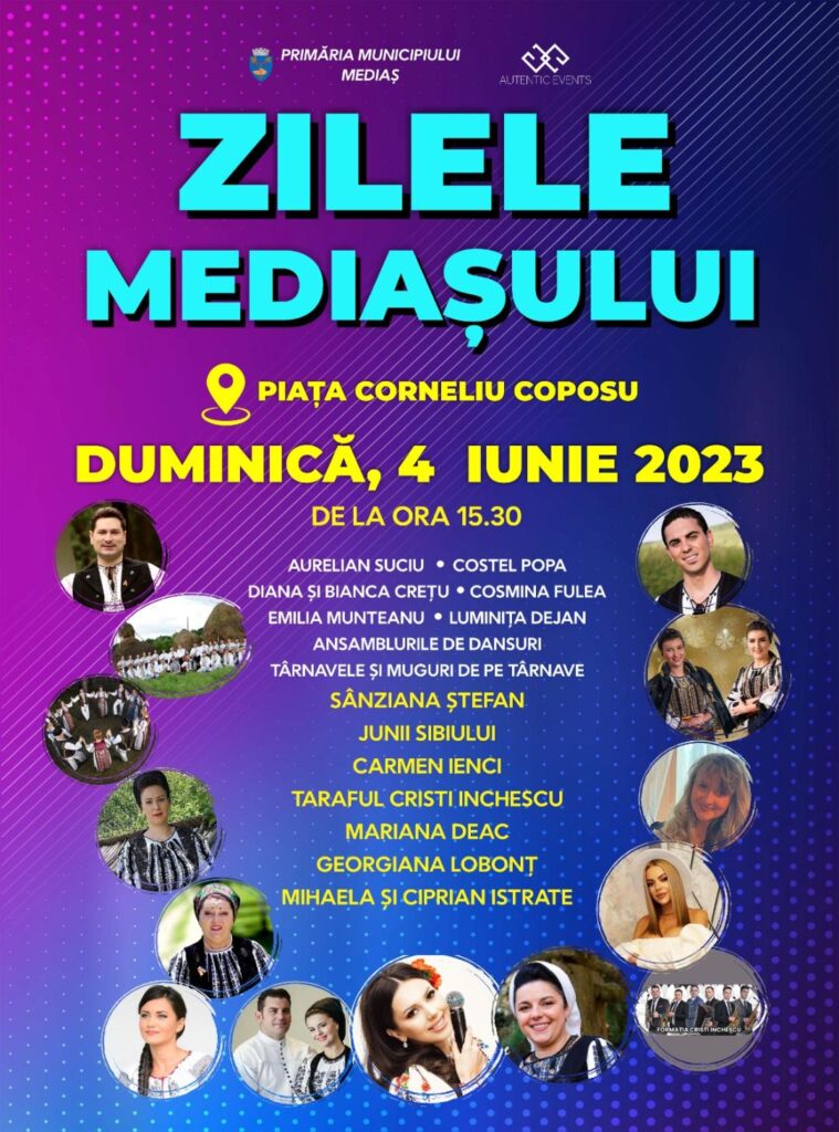 „Zilele Mediașului“, o manifestare complexă, dedicată aniversării a 756 de ani de atestare documentară