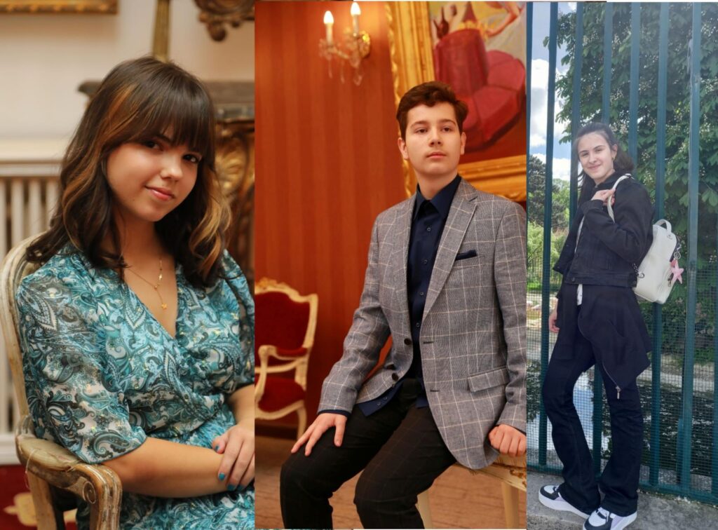 Andreea Luiza Teleșpan, Alexia Mihaela Ciobănuc și Luca Paul Anastase sunt absolvenții ai clasei a VIII-a de 10 de la CNOG