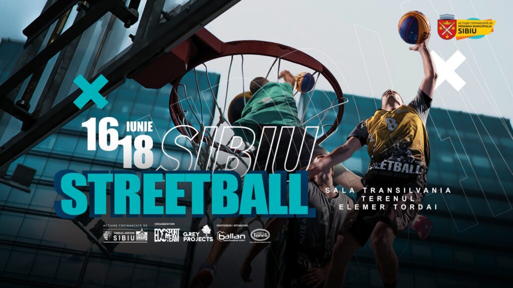Turneul de baschet 3×3 Sibiu Streetball revine la Sala Transilvania