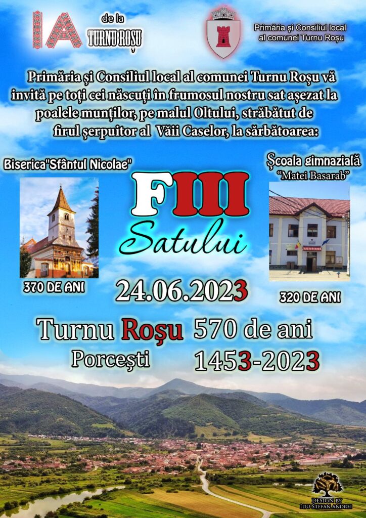 „Ia de la Turnu Roșu” reunește în acest an fiii și fiicele din Turnu Roșu și Sebeșu de Jos plecați prin diverse locuri