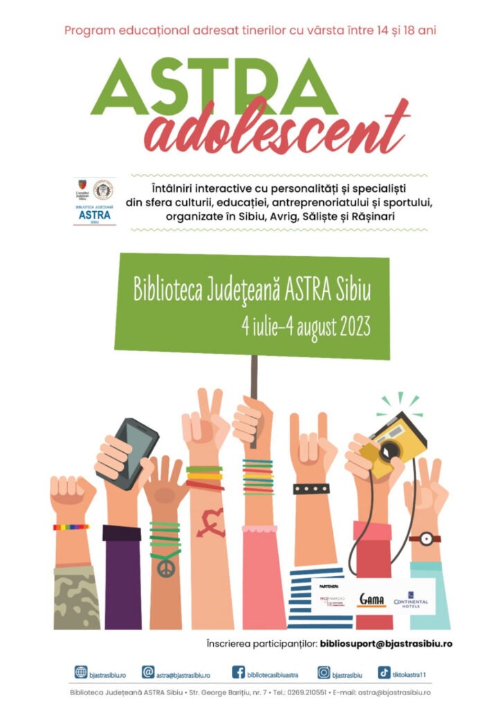Președinta Consiliului Județean Sibiu, Daniela Cîmpean, vine la Avrig pentru o întâlnire interactivă cu adolescenții din comunitatea locală