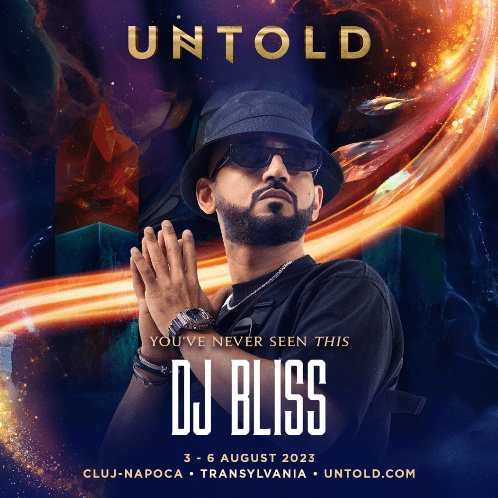 UNUL DINTRE CEI MAI CUNOSCUȚI DJ DIN EMIRATELE ARABE, DJ BLISS, VINE ÎN PREMIERĂ PE SCENA UNUI FESTIVAL EUROPEAN LA UNTOLD