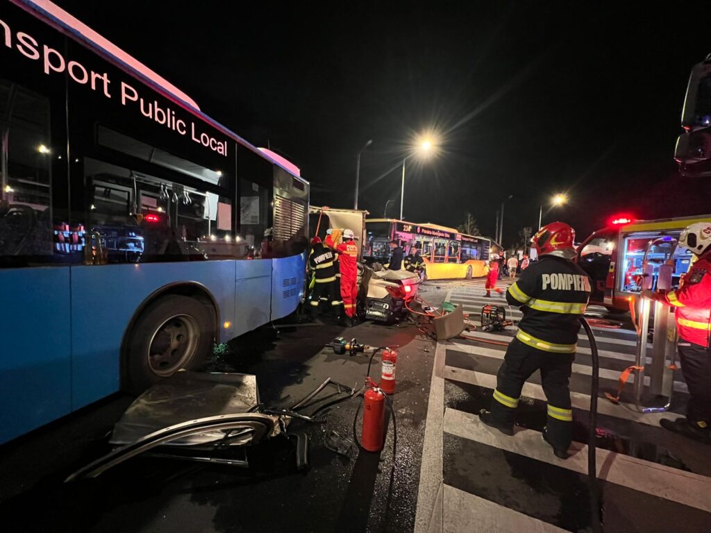 Accident grav pe Calea Dumbrăvii lângă cimitirul municipal