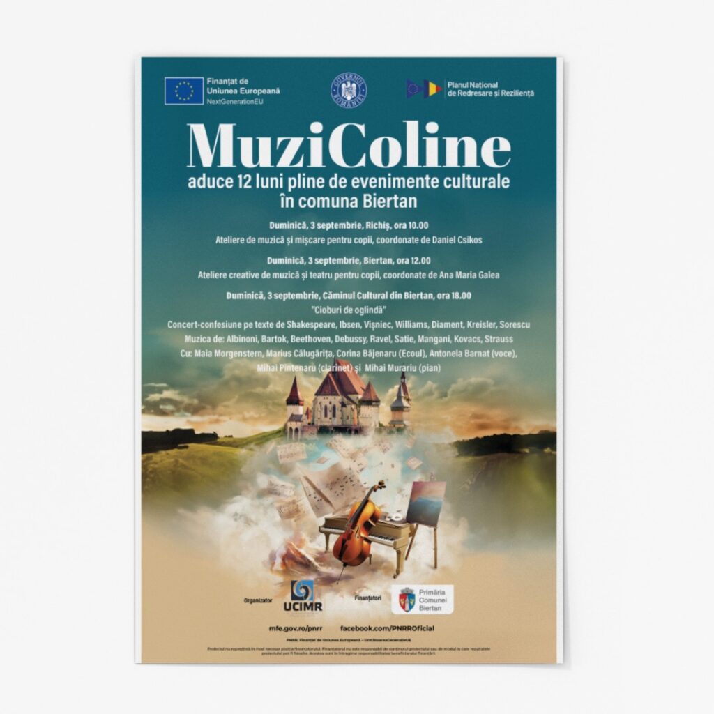 Actrița Maia Morgenstern vă dă întâlnire la Biertan prin intermediul proiectului „MuziColine”