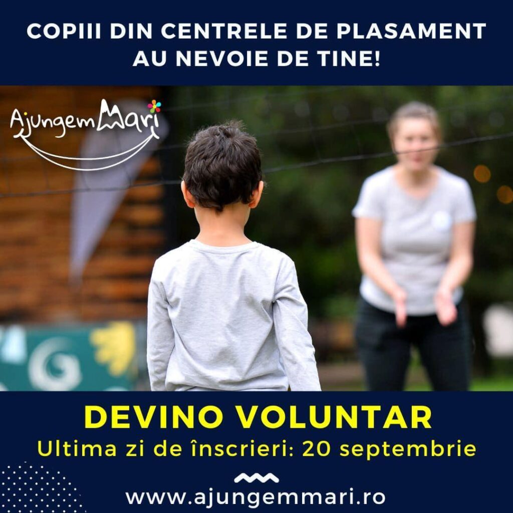 Campanie recrutare voluntari la Ajungem Mari