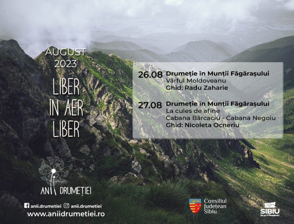 Drumeții în acest weekend avându-i ghizi pe Radu Zaharia și Nicoleta Ocneriu. Află destinațiile