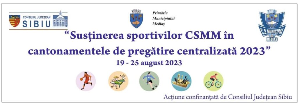 Consiliul Județean Sibiu susține cantonamentul de vară la munte pentru sportivii legitimați la Clubul Sportiv Municipal Mediaș