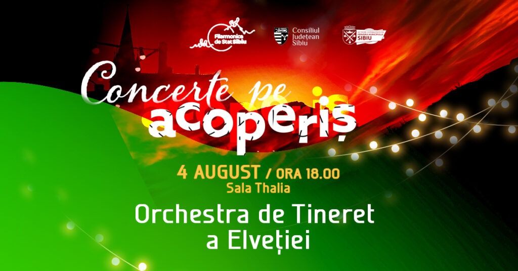 Orchestra de Tineret a Eleveției spune „prezent” astăzi la Filarmonica de Stat Sibiu. Ne vedem?