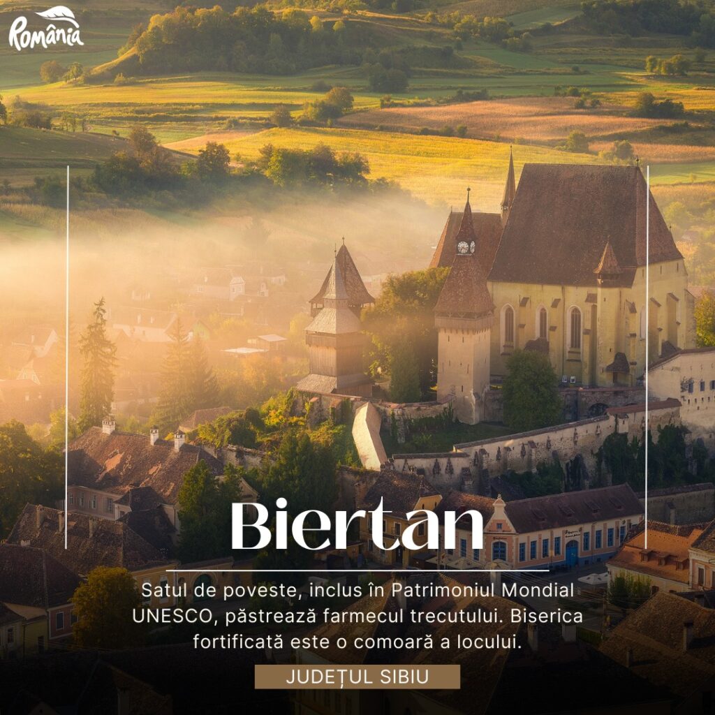 Comuna Biertan intră în competiția ”Best Tourism Villages”