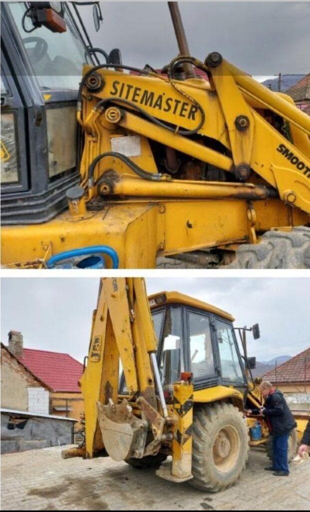 FOTO- ANUNȚ/ INVITAȚIE Primăria Comunei Boița intenționează să valorifice un buldoexcavator marca JCB3CX