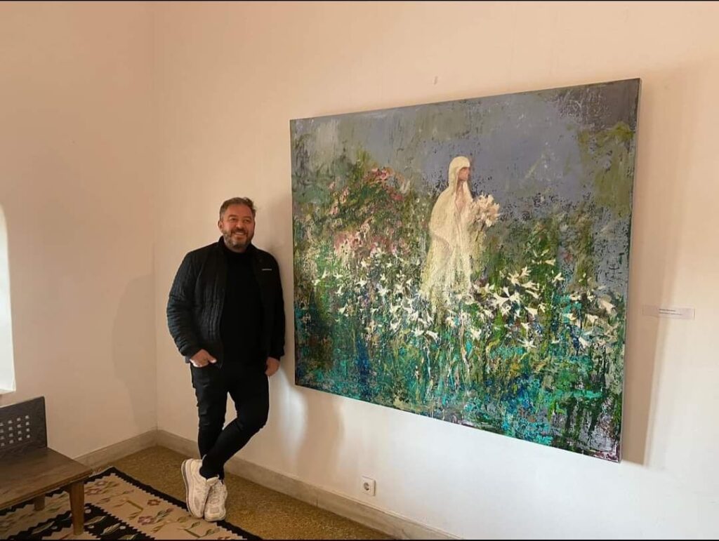 "Prima lecție de pictură cu Bogdan Mihai Radu" pentru elevii tălmăceni