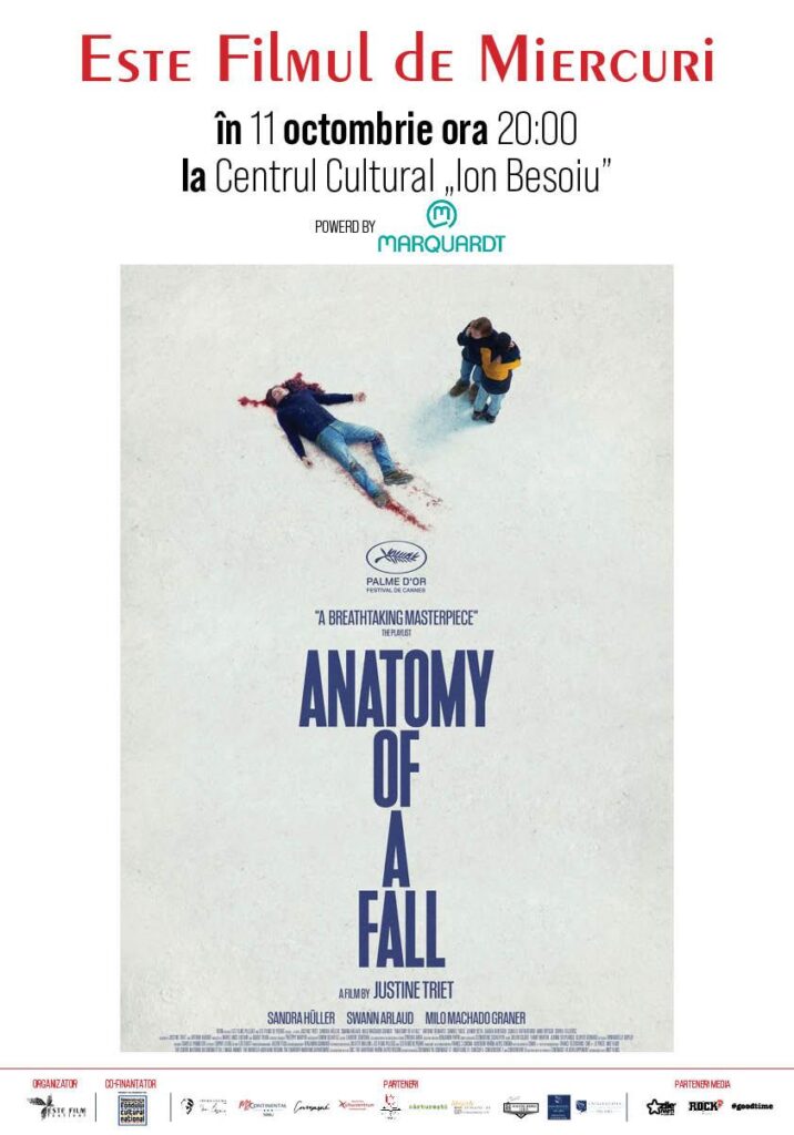 ”Anatomy of a fall”, câștigătorul Palm D’Or la ESTE Filmul de Miercuri