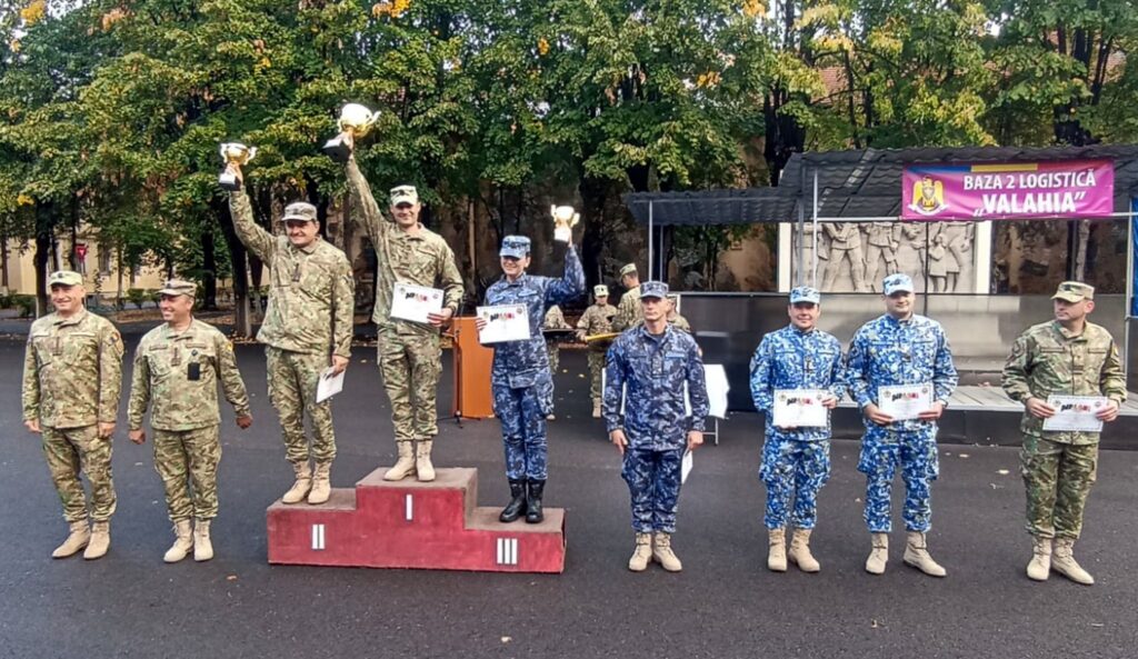 Lotul sportiv de orientare al Academiei Forțelor Terestre ,,Nicolae Bălcescu” din Sibiu se află pe podiumul Campionatului Militar de Orientare pentru instituții de învățământ militar