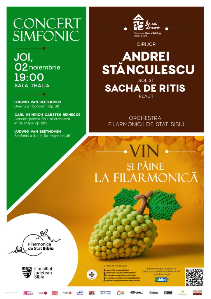 Vin și pâine la Filarmonica de Stat Sibiu