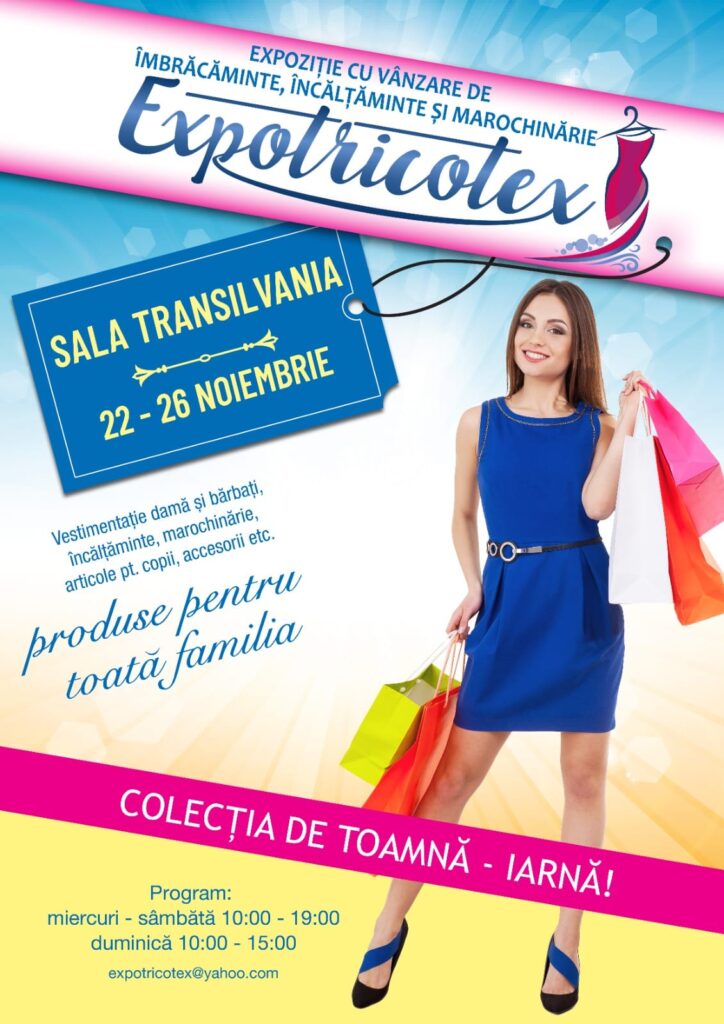 EXPOTRICOTEX își deschide portile din nou porțile la Sala Transilvania