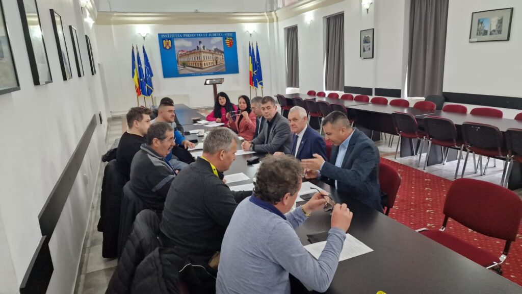 Află ce le-a promis prefectul Mircea Crețu fermierilor și transportatorilor sibieni care au protestat astăzi