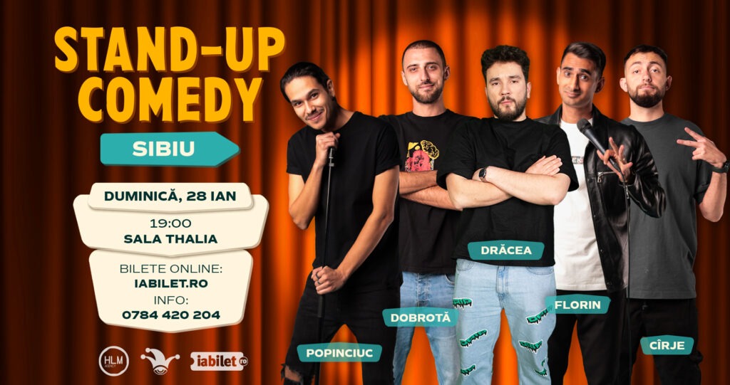 Drăcea, Cîrje, Florin, Dobrotă și Popinciuc vin la Sala Thalia pregătiți să te facă timp de 90 de minute să uiți de TOT și TOATE