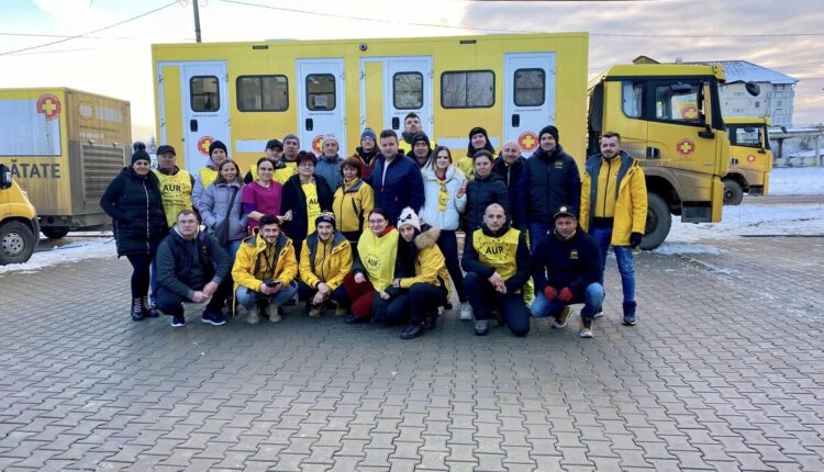 FOTO- VIDEO Caravana medicală AUR a ajuns în comuna Brădeni