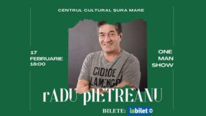 Radu Pietreanu din „Vacanța Mare” aduce râsul la Centrul Cultural din Șura Mare. Un show excepțional de Stand-up Comedy 