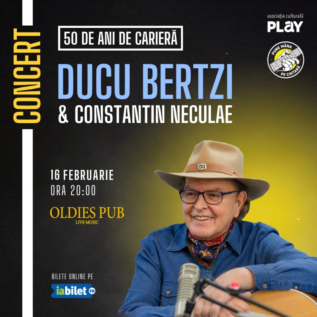 Ducu Bertzi aniversează cei 50 de ani de activitate la Oldies Pub