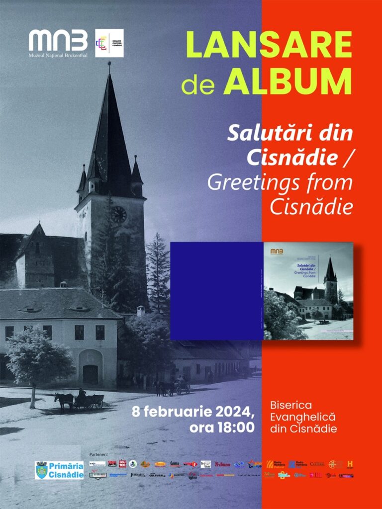 Muzeul National Brukenthal, Casa de Cultură Cisnădie, Primăria Orașului Cisnădie și Parohia Evanghelică Cisnădie vă invită la „Greetings from Cisnădie / Salutări din Cisnădie”