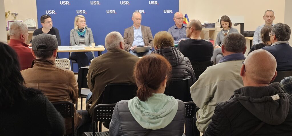 Întâlnire USR Sibiu cu cetățenii- consilierii Raul Andrei Apostoiu și Ionuț Ghișe te așteaptă la sediul partidului pentru a afla care sunt problemele de pe strada ta