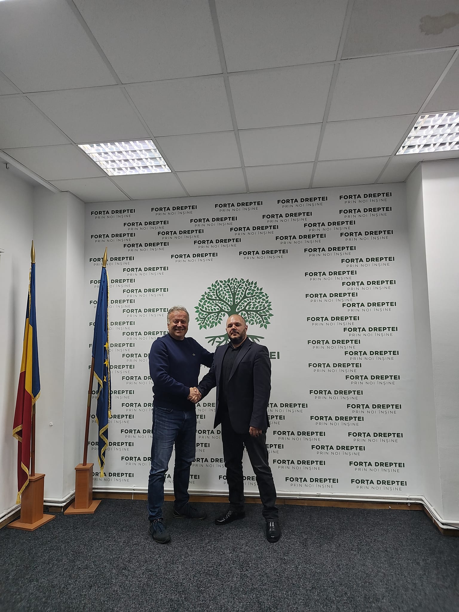 Constantin Șovăială, Președintele Organizației Județene Forța Dreptei: "
