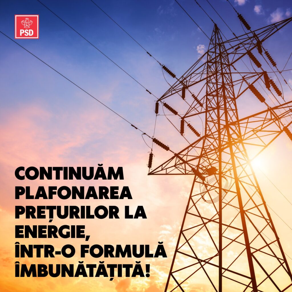 PSD Sibiu: Combatem inflația prin plafonarea prețurilor la energie