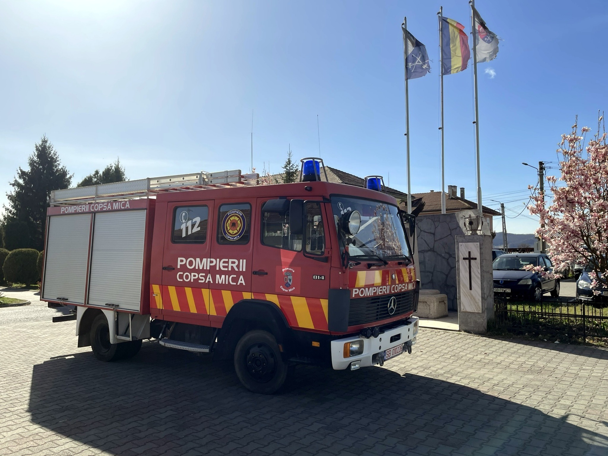 Pompierii Voluntari Copşa Mică au mașină de intervenție
